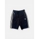 Adidas Originals Μπλε Βερμούδα με 3 Stripes και Τσέπες Φερμουάρ